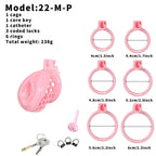 Soft Silicone Chastity Cage – Clitoral-Inspired Design | Semi-Transparent & Flexible Rings