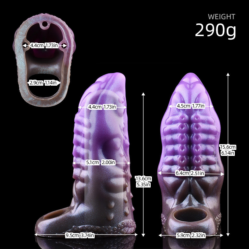 Tentacledildo Cock Sleeve Penis Sheath Extender - Fantasy Sex Toys for Men Pegging