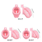 Soft Silicone Chastity Cage – Clitoral-Inspired Design | Semi-Transparent & Flexible Rings