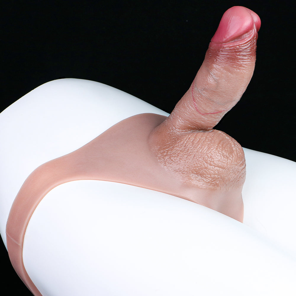 Hollow Penis Sheath Pants Underwear - Realistic Dildo Extender Pegging Sexual Wellness