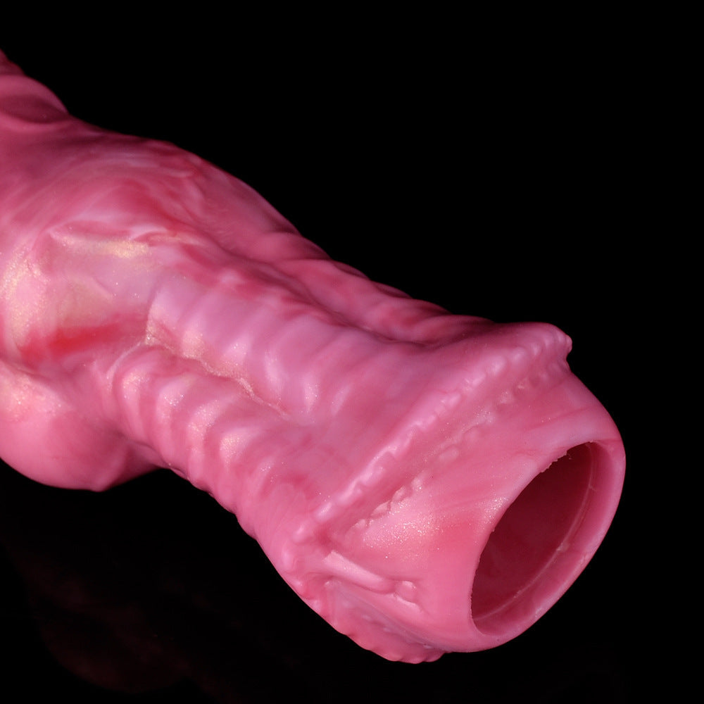 Fantasy Horse Knot Penis Sleeve – Soft Silicone Cock Extender for Stamina, Girth & Intense Sensation