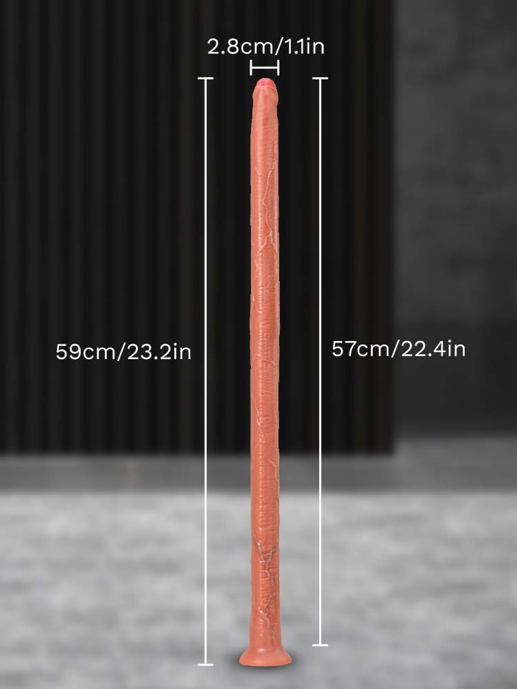 23.2 Inch Extra Long Flexible Dildo with Strong Suction Cup Base - Tarisss Sex Toy Store