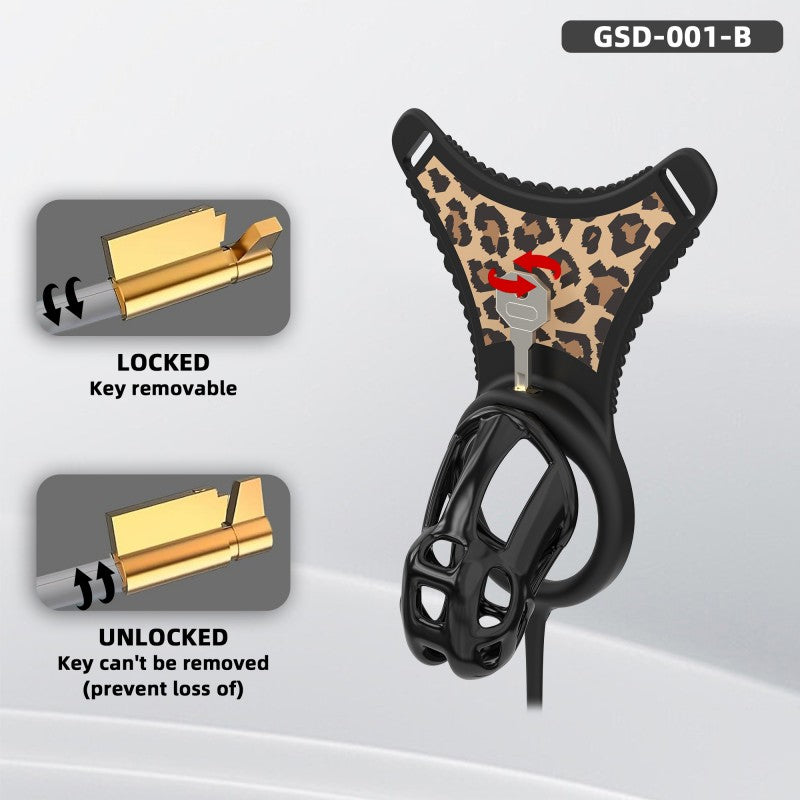 Upgraded Cobra Chastity Cage With Underwear & Plug – Complete Locked Set GSD Series