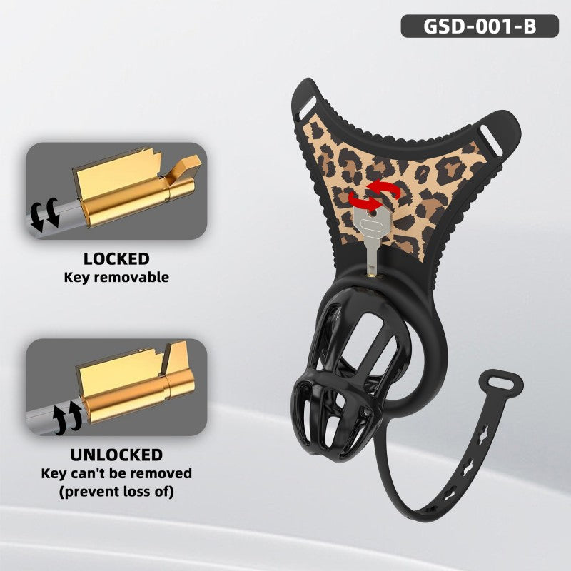 Modular Silicone Chastity Cage System | Remote Control Vibration & Adjustable Wearable Design (GSD D2)