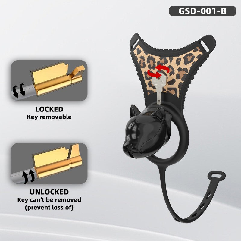 Puppy Head Chastity Cage Set with Underwear & Plug-GSD Series