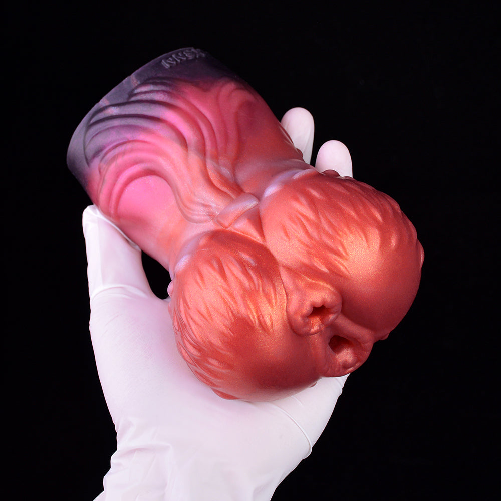 Dual Pussy Sleeve Mini Sex Doll Torso — Lifelike Silicone Pocket Masturbator for Men