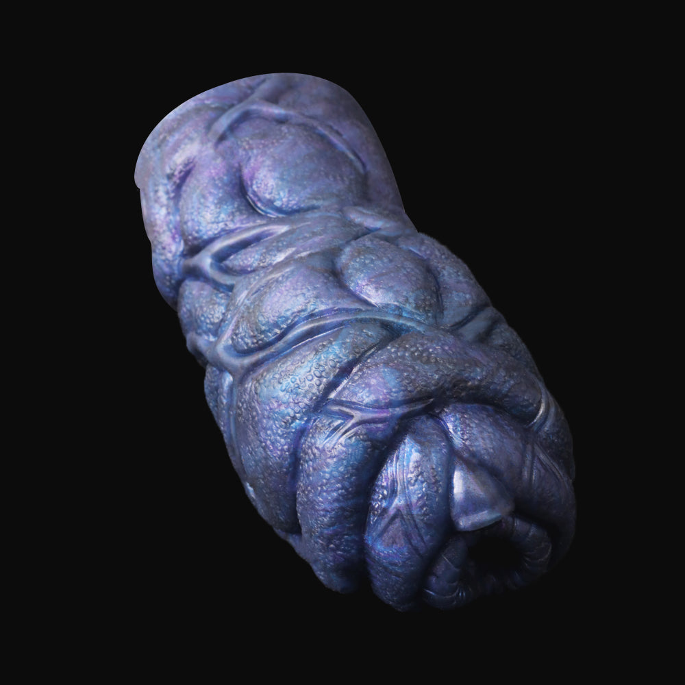 Fantasy Bull Pocket Pussy | Dark Blue Silicone Masturbator with Adjustable Suction — Domlust