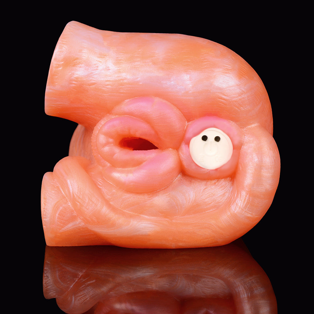 Ginger Cat Pocket Pussy – Vibrating Bullet Animal Masturbator | Domlust