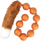 25 Inch Cosplay Huge Anal Bead with Tail - Tarisss Sex Toy Store