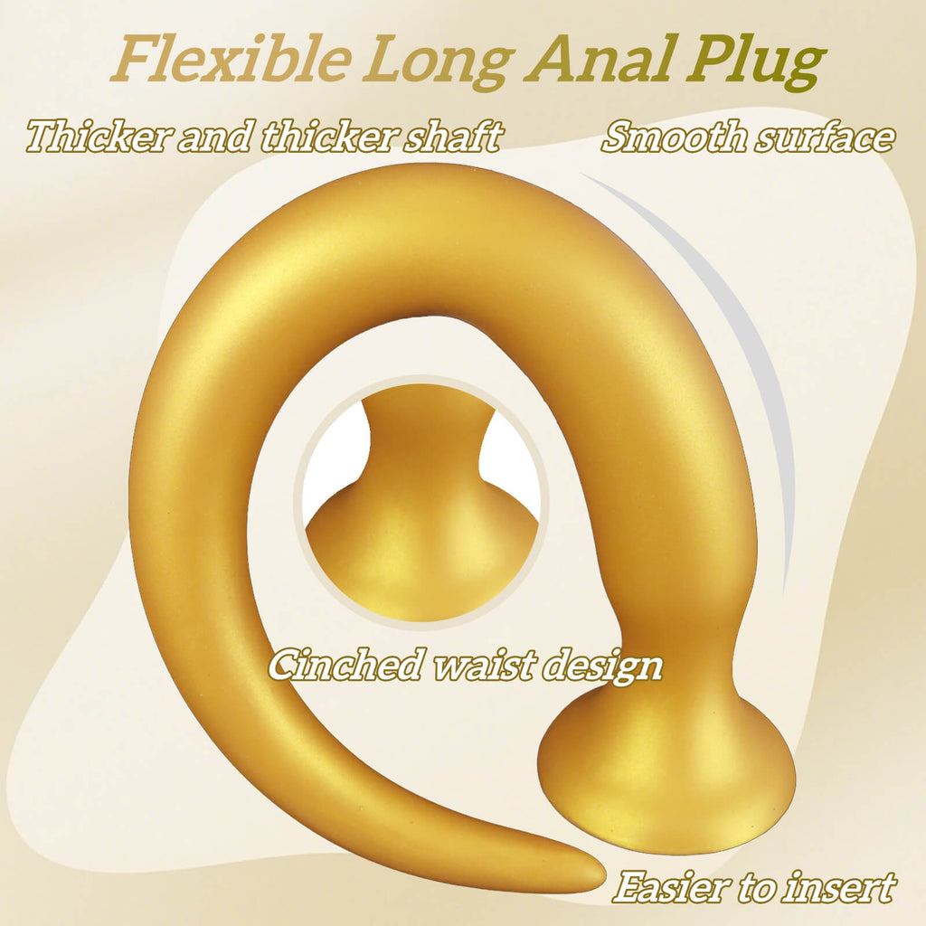 25 Inch Huge Extra Long Silicone Butt Plug - Tarisss Sex Toy Store