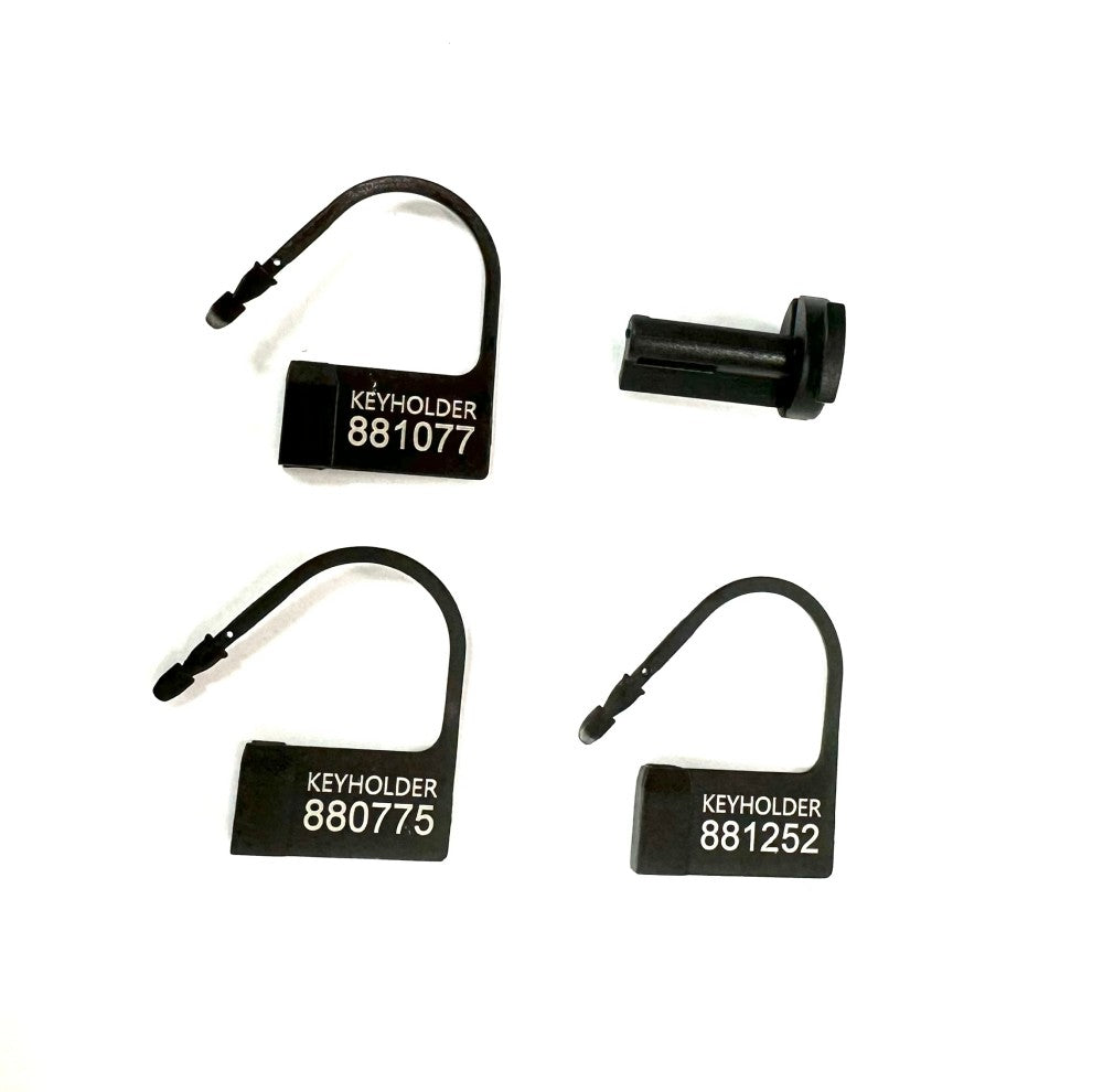 Non-Metal Combination Lock Set – 5 Coded Bars with 1 Lock Core, TSA-Friendly Security for Travel & Daily Use