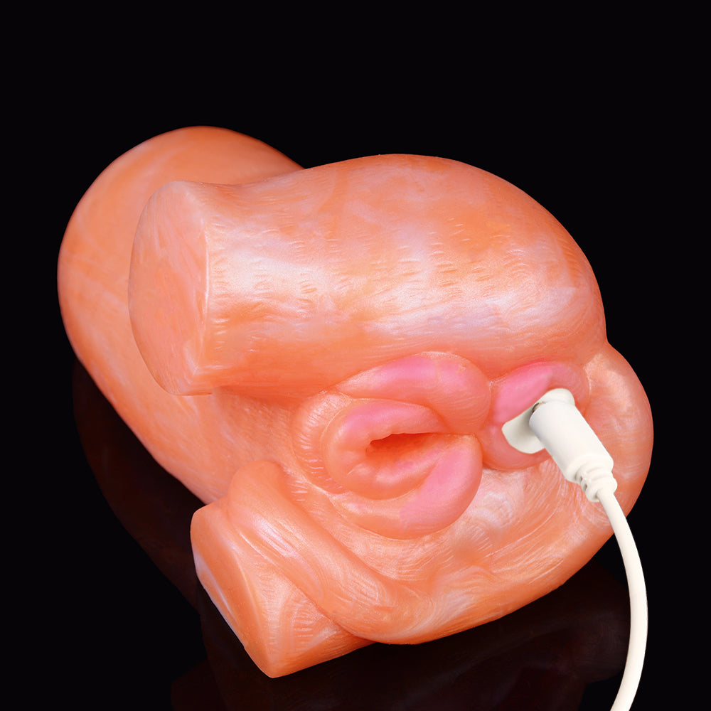 Ginger Cat Pocket Pussy – Vibrating Bullet Animal Masturbator | Domlust