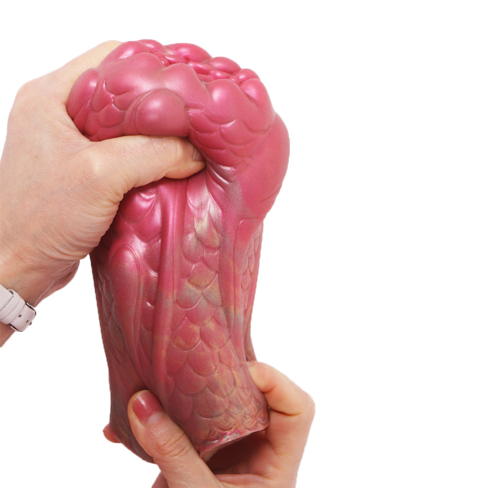 Domlust Silicone Beast Pussy Masturbator — Monster Fantasy Pocket Stroker for Men