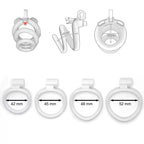 Snake-Shaped Resin Chastity Cage – Spiral Wrap Design | Lightweight, Breathable & Secure Fit