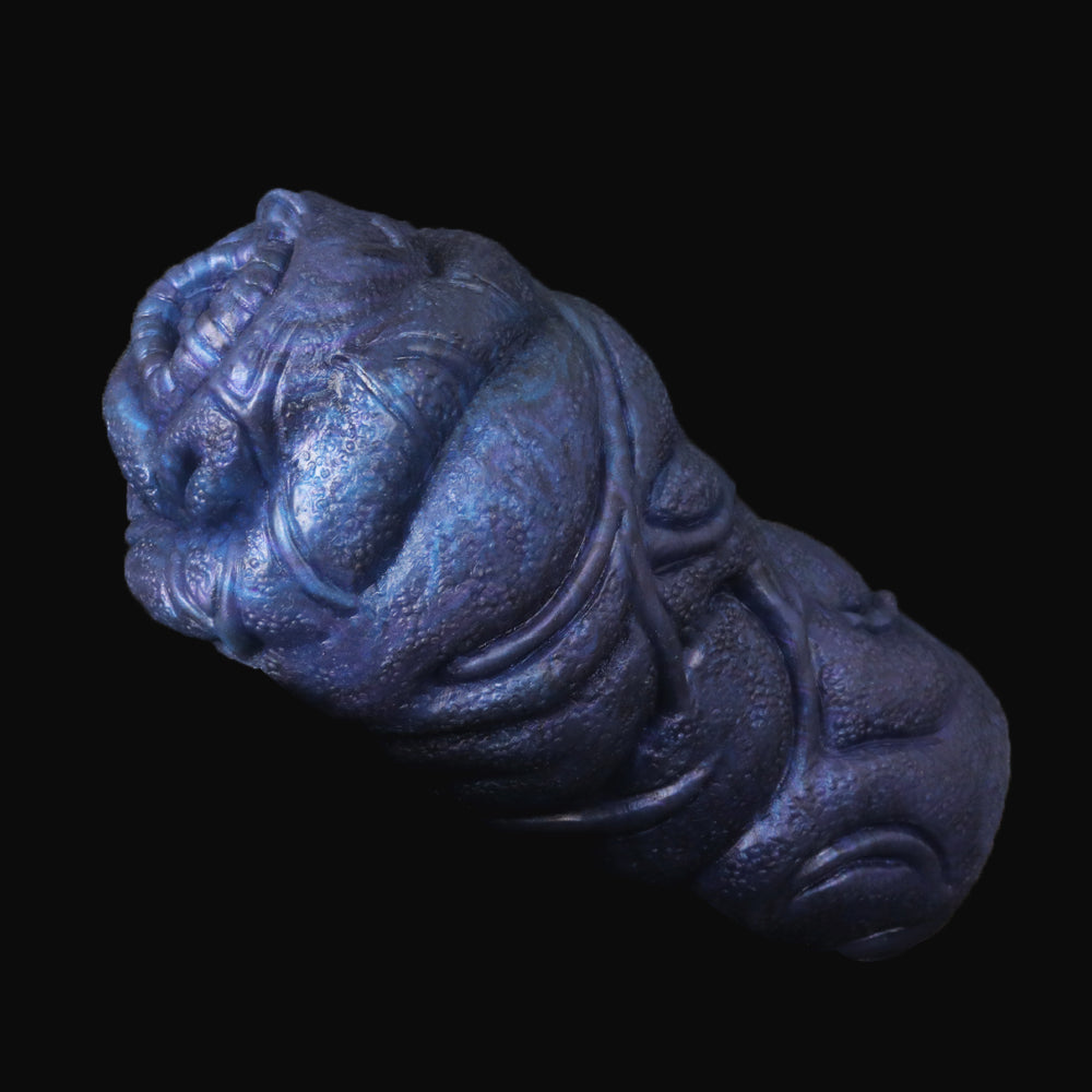 Fantasy Bull Pocket Pussy | Dark Blue Silicone Masturbator with Adjustable Suction — Domlust