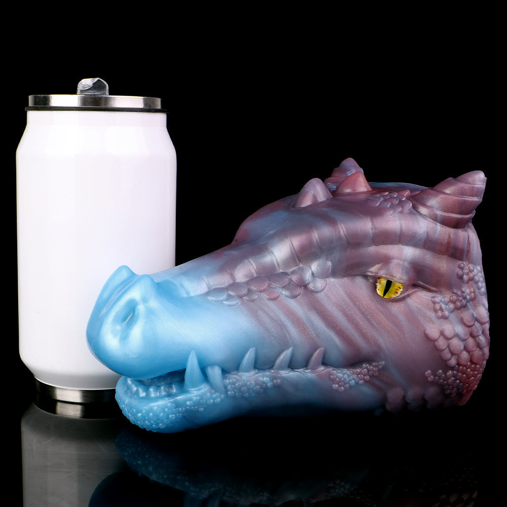 Fantasy Dragon 2-in-1 Pocket Pussy – Oral & Vaginal Silicone Masturbator | Domlust Beast Sex