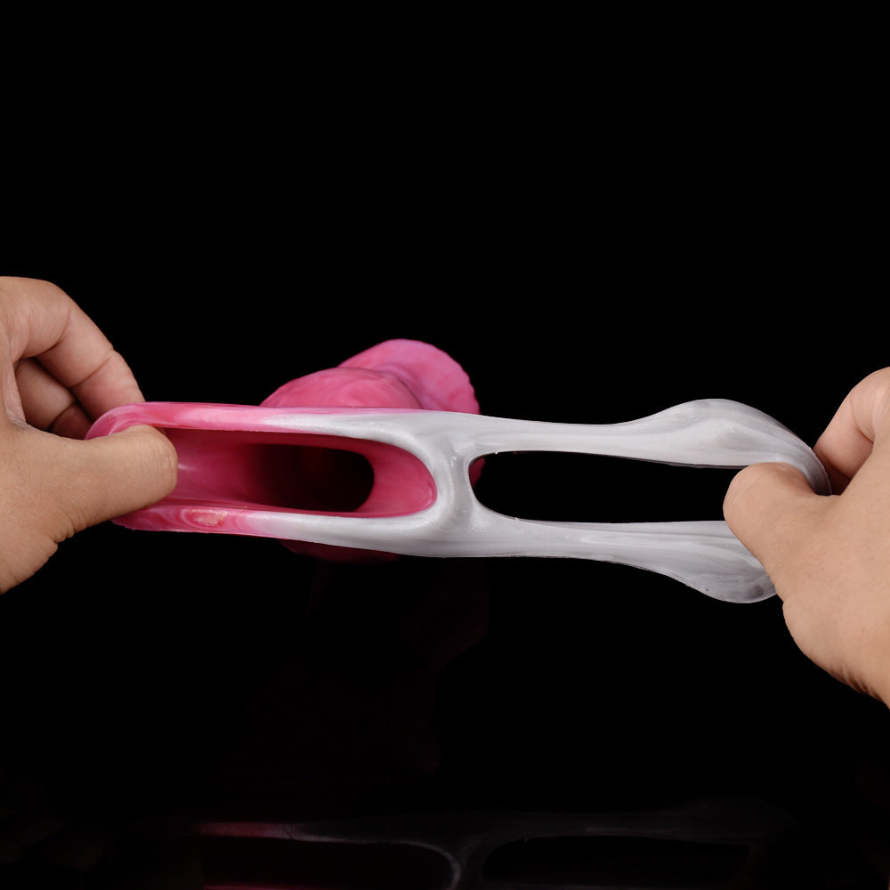 Fantasy Horse Knot Penis Sleeve – Soft Silicone Cock Extender for Stamina, Girth & Intense Sensation