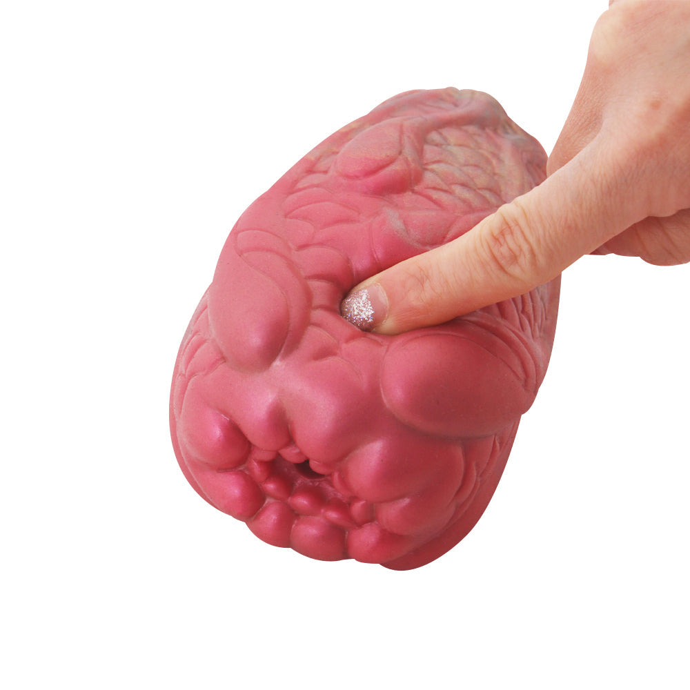 Domlust Silicone Beast Pussy Masturbator — Monster Fantasy Pocket Stroker for Men