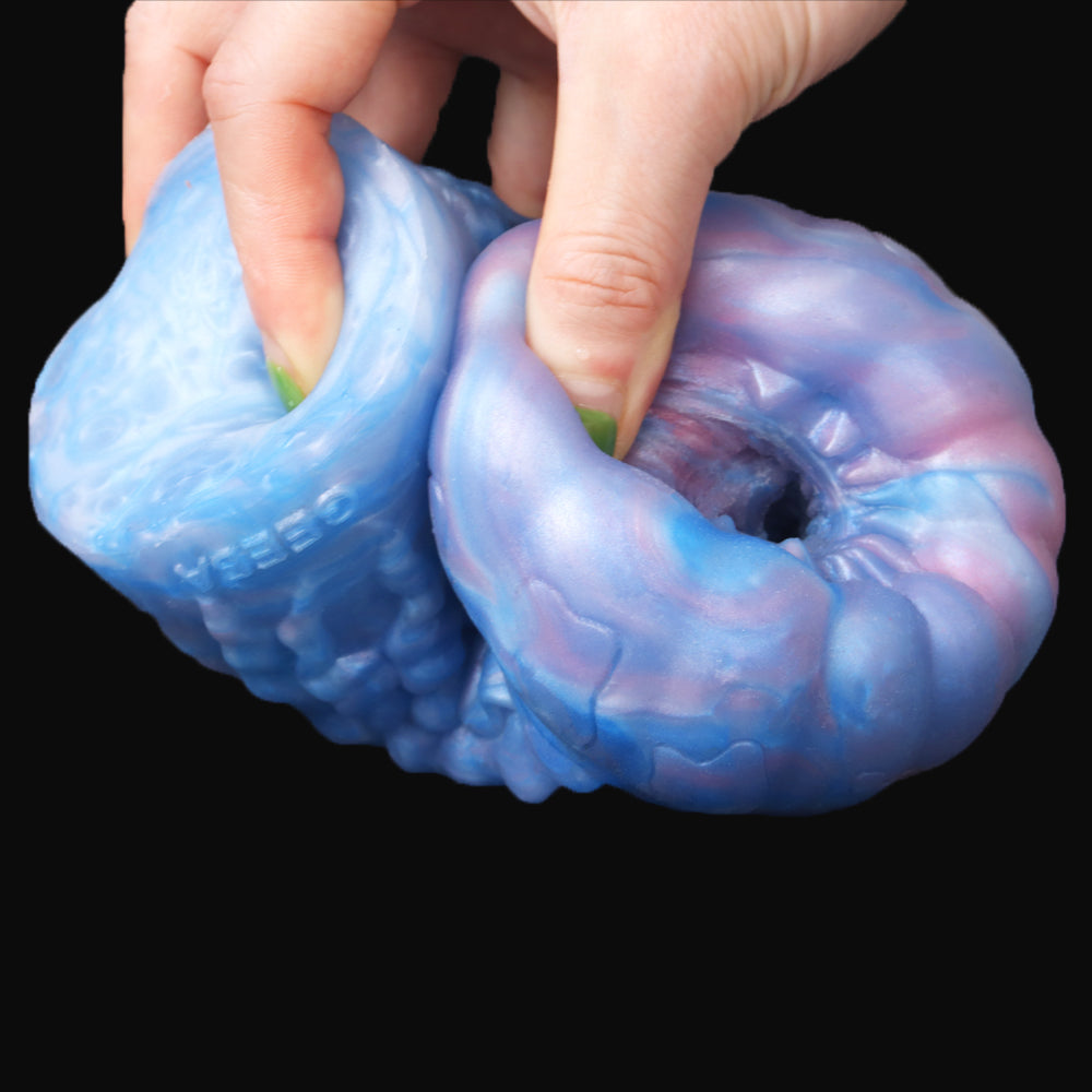 Rainbow Fantasy Pocket Pussy – Alien Swirl Suction Stroker | Domlust