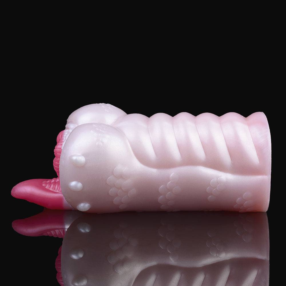 Fantasy Alien Pussy Pocket Masturbator - Silicone Tongue Vaginal Penis Beast Sex for Men