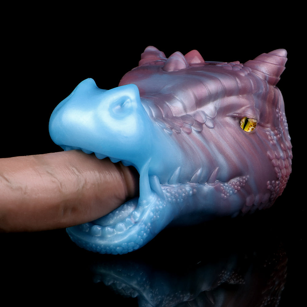Fantasy Dragon 2-in-1 Pocket Pussy – Oral & Vaginal Silicone Masturbator | Domlust Beast Sex