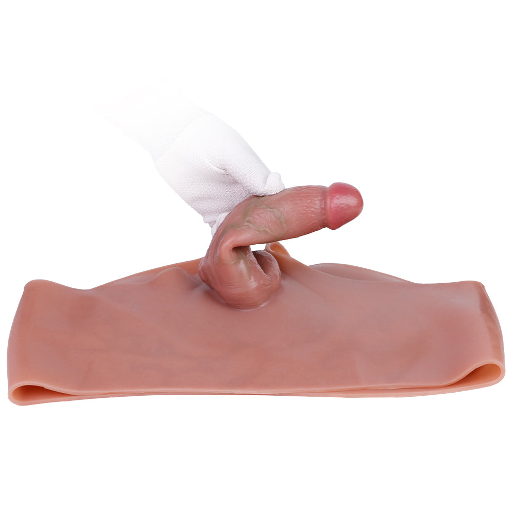 Strap On Cock Sleeve Underwear Sex Toys for Men - 7-inch Life Size Penis Extender Sheath
