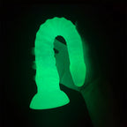 Glow-in-the-Dark Octopus Tentacle Dildo | Gradient Blue & Purple Anal Plug
