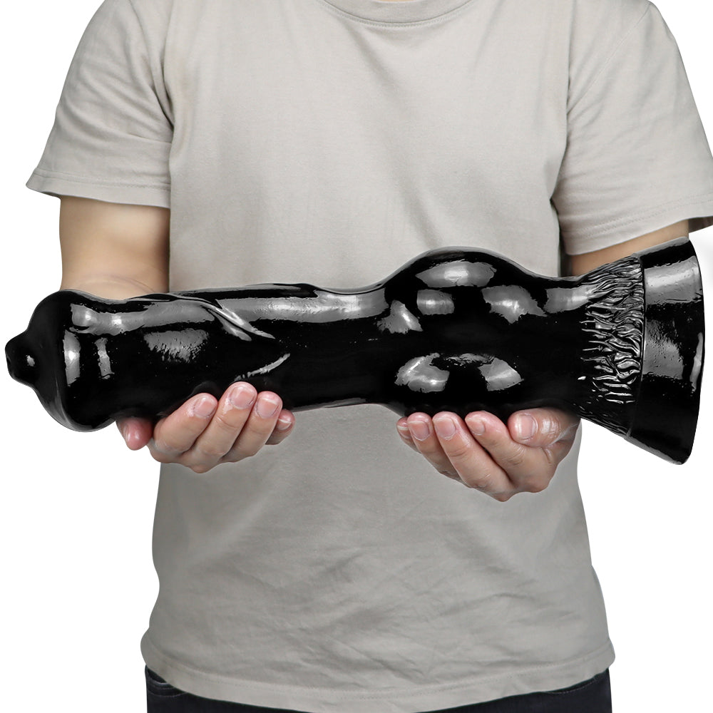 Big Dog Dildo Butt Plug - Silicone Realistic Animal Dildos Strong Suction Cup Anal Toys