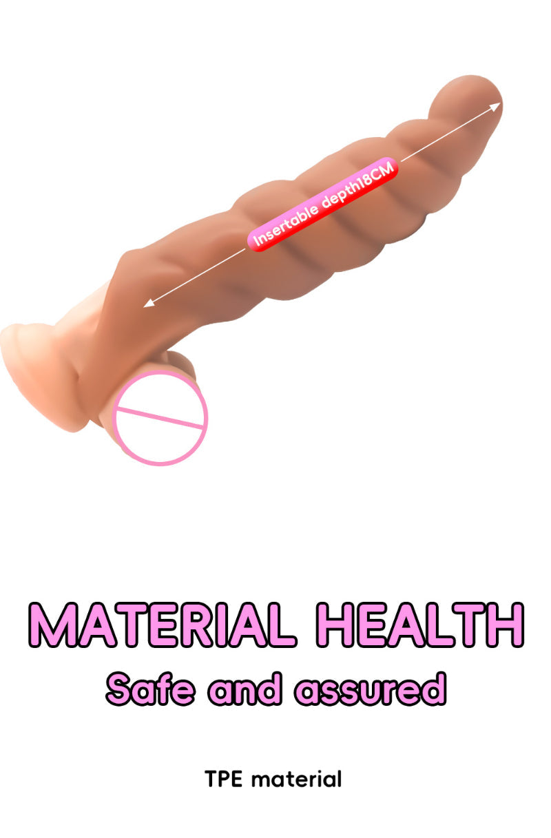 Sprial Huge Penis Sleeve Male Extender - Enhance Pegging Sexuality for Men Gay Couple