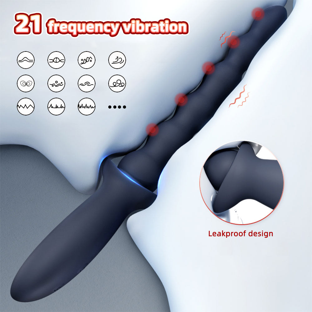 Vibrating Anal Beads Prostate Massager - Portable Finger Vaginal Anal Orgasm Handy Sex Toys