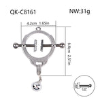 Concentric Suspension Nipple Clamps Bondage Kit – Precision Metal Temptation for BDSM & Kinky Sex Toys
