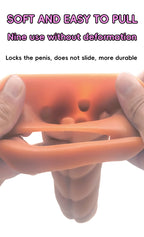 Sprial Huge Penis Sleeve Male Extender - Enhance Pegging Sexuality for Men Gay Couple