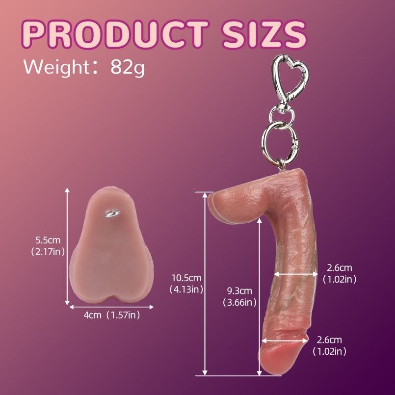 Portable Realistic Dildo Pendant – A Tactile Tool for Feminine Pleasure