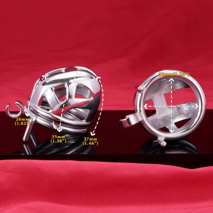 Cobra Metal Chastity Cage– Sleek, Durable & Secure LKM-023