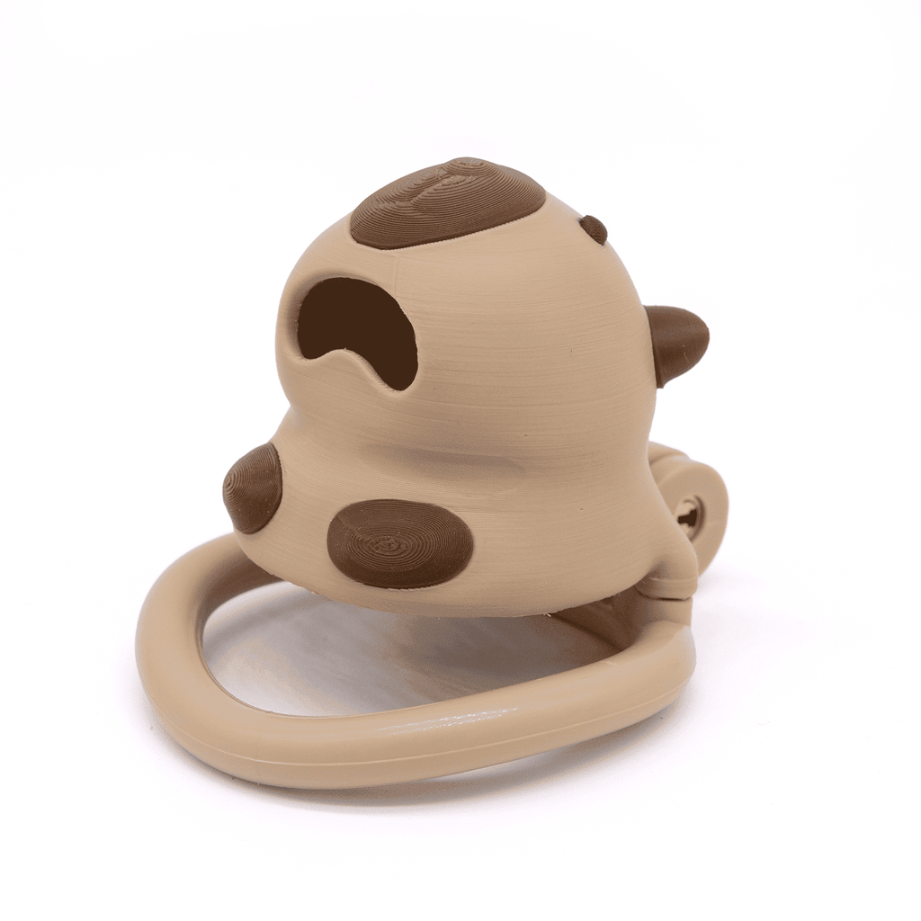 Capybara Chastity Cage 🐹 Secure & Comfortable Resin Chastity Lock for Men