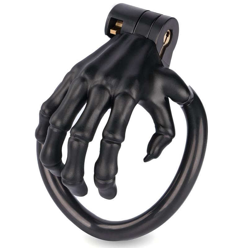Skeleton Hand Chastity Cage – Lightweight Resin Male Chastity Device