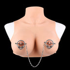 Metal Strap-On Nipple Clamps Bondage Set - Stimulate Female Sensitive Areas BDSM Toys