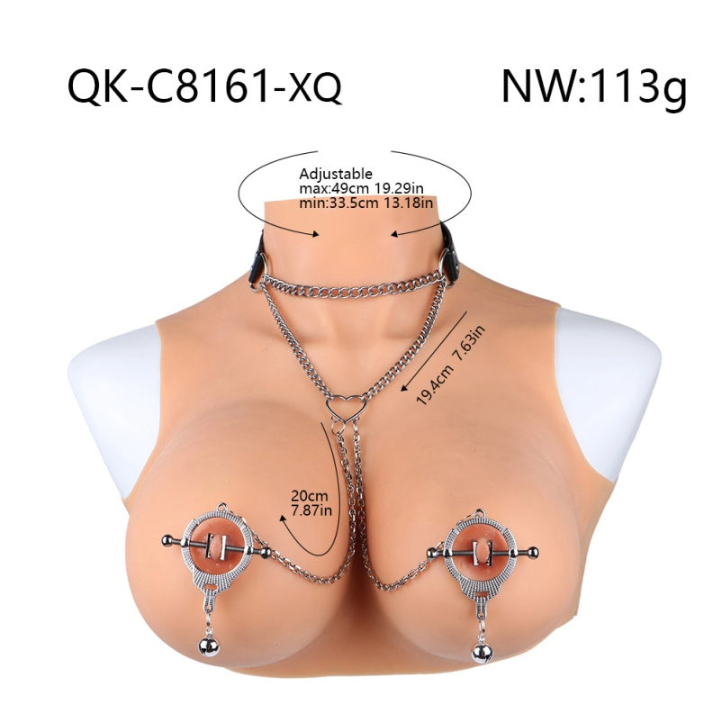 Concentric Suspension Nipple Clamps Bondage Kit – Precision Metal Temptation for BDSM & Kinky Sex Toys