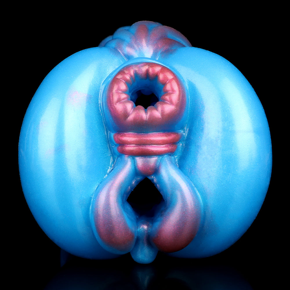 Horse Pussy Vibrating Masturbator — Dual-Entry Animal Pocket Pussy with Bullet Vibrator by Domlust