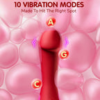 Big Mouth Tongue Clit Stimulator Anal Dildo Rose Toy - Double Clitoral Vibrator G Spot Prostate Massager