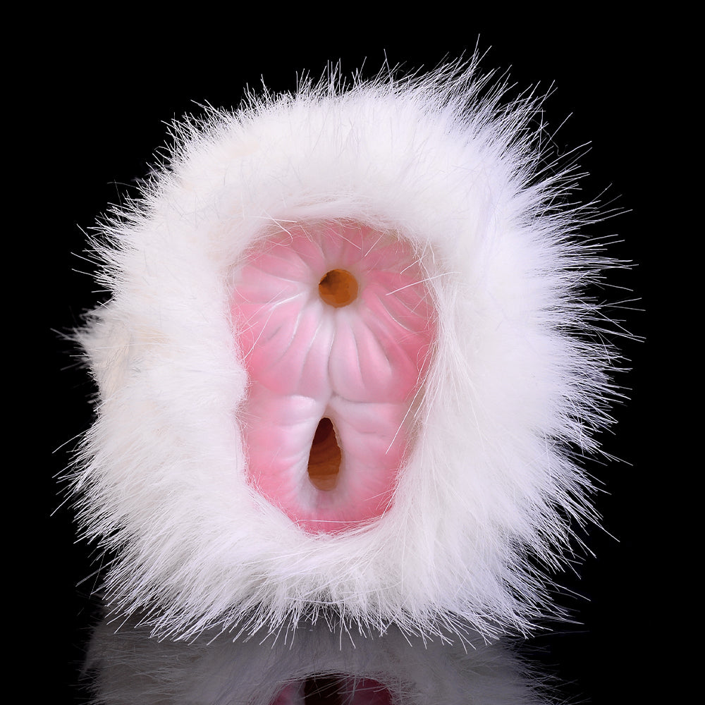 Merino Sheep Pocket Pussy Furry Sex Doll - White Fur Animal Pussies Penis Masturbator