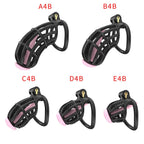 Honeycomb Obedient Chastity Cage – Lightweight Resin, 5 Ring Sizes & Built-in Lock