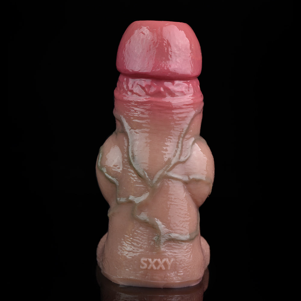 Knotted Dildo Cock Sleeve Sex Toy for Men - Realistic Penis Extender Cockring Ejaculation Trainer
