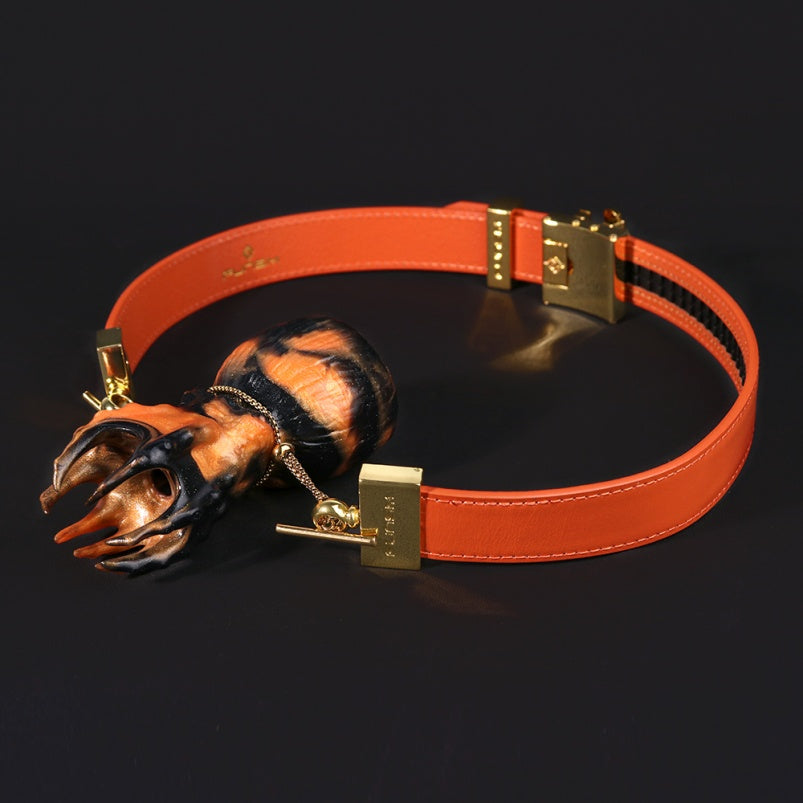 Mouth Gag Ball Fantasy Octopus Kinky Sex Toys - Ink-Orange Dominatrix Oral Restriant
