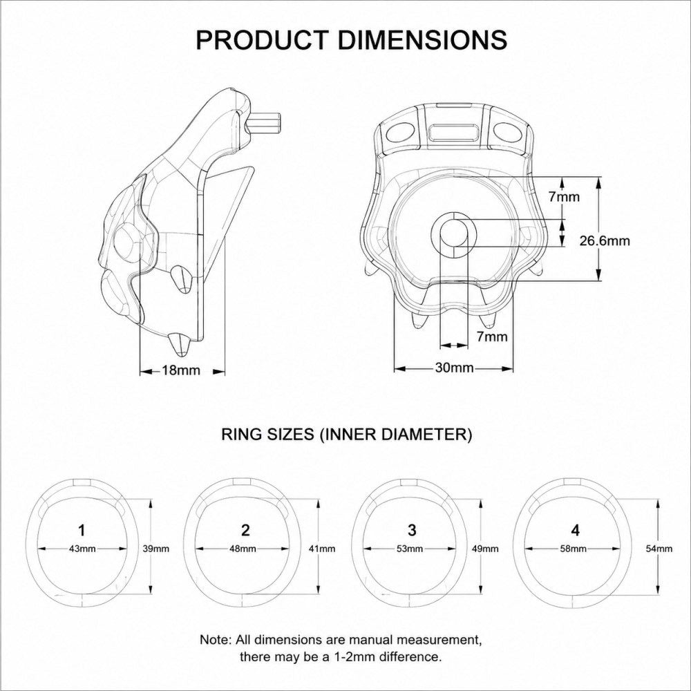 Cat Paw Protective Chastity Lock