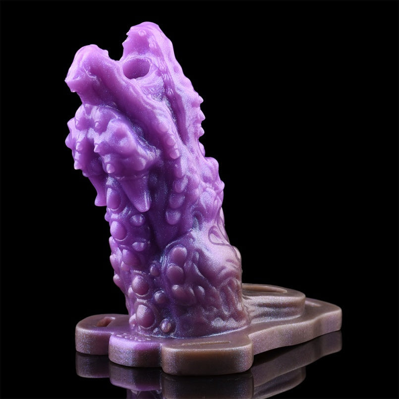 Demon Dragon Fantasy 5.5-Inch Penis Sleeve – Ferocious Cock Extender with Spiked Ridges