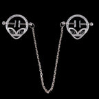 Metal Strap-On Nipple Clamps Bondage Set - Stimulate Female Sensitive Areas BDSM Toys