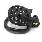 Cat-Shaped Resin Chastity Cage – Lightweight (75g), Breathable, 4 Ring Sizes, Pink or Black