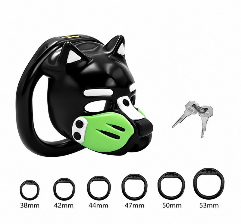 Puppy Head Chastity Cage