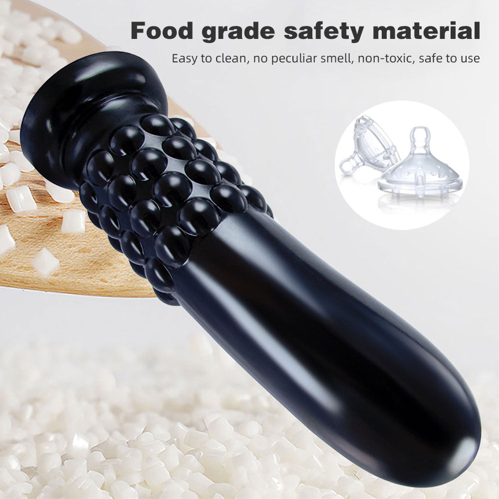 Huge Anal Dildo Butt Plug - Spiral Knotted Dildo Anal Beads for Men Women